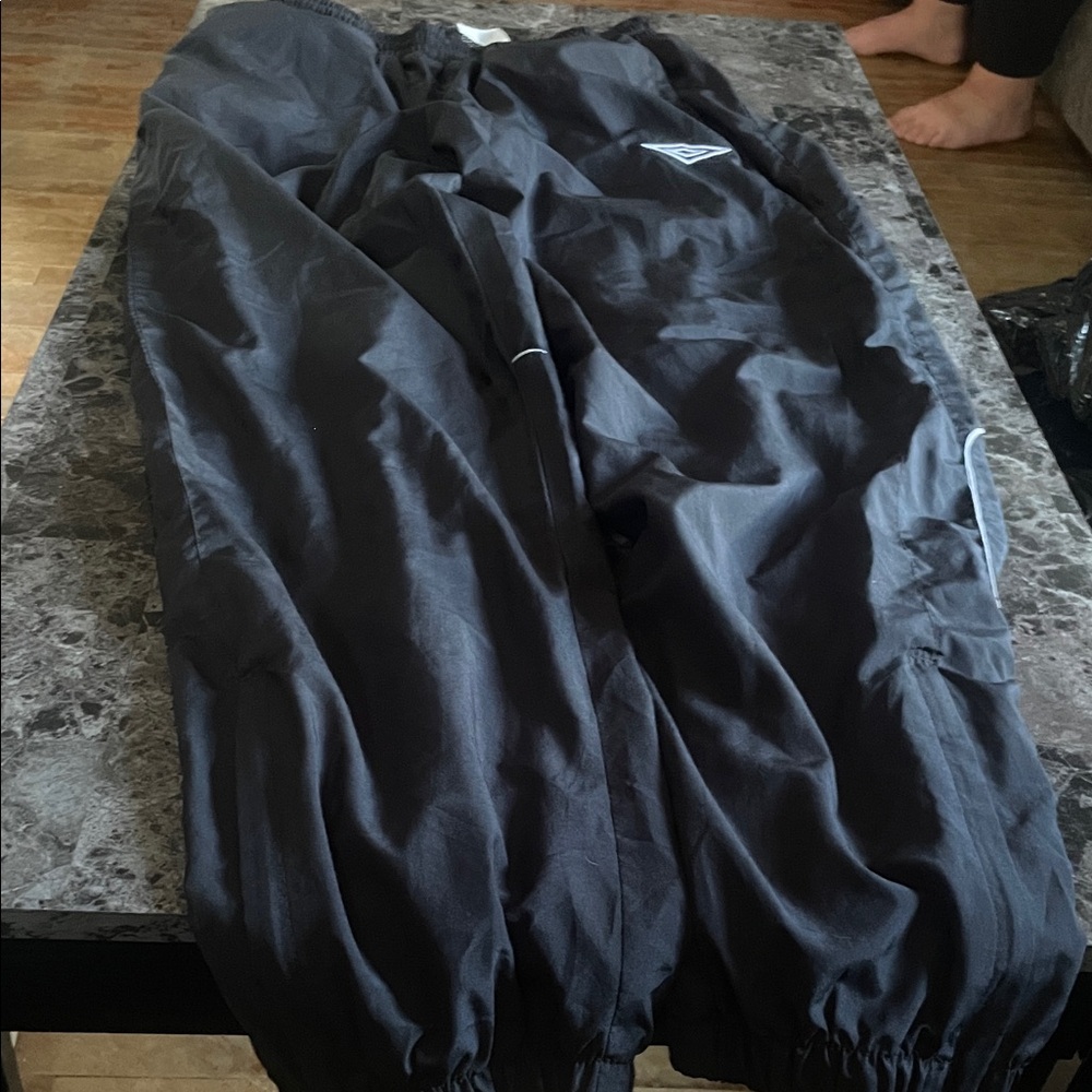 Umbro Black Joggers with Logo